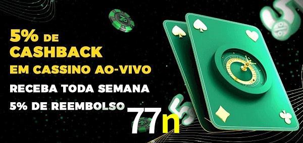 Promoções do cassino ao Vivo 77n
